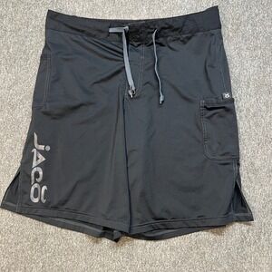 JACO Shorts Mens 34 Black Hybrid MMA Training Performance Wrestling Grappling